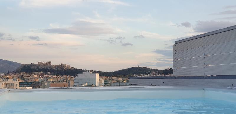 Private Rooftop Heated Pool with Acropolis View - main image